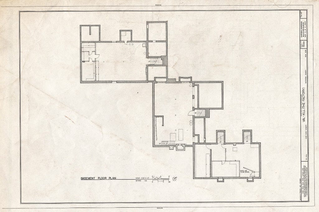 Blueprint HABS NY,14-HYP,8B- (Sheet 3 of 5) - Val-Kill, Factory, State Route 9G, Hyde Park, Dutchess County, NY