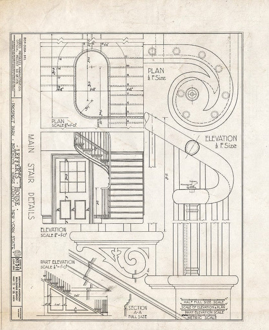 Blueprint HABS NY,24-Brok,2- (Sheet 11 of 14) - Lefferts House, Prospect Park (Moved from 563 Flatbush Avenue), Brooklyn, Kings County, NY