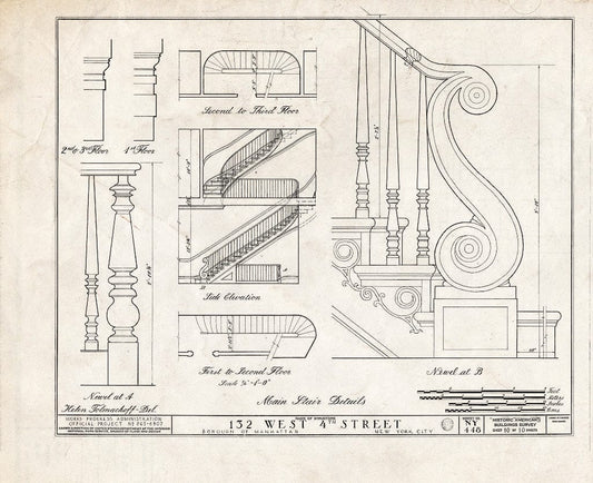 Blueprint HABS NY,24-Brok,39- (Sheet 11 of 15) - Wyckoff-Bennett House, Kings Highway & 1669 East Twenty-Second Street, Brooklyn, Kings County, NY